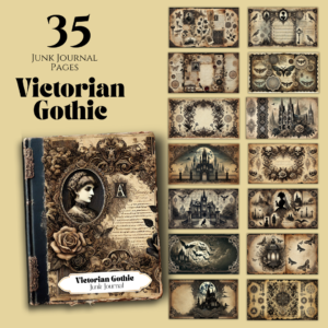 Gothic Junk Journal Templates