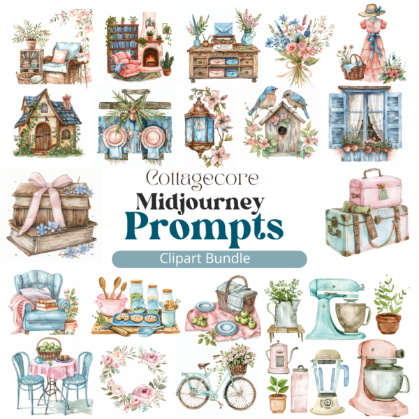 Vintage Midjourney Cottagecore Prompts