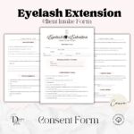 eyelash extension consent form